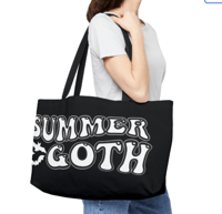 summer goth beach bag