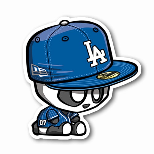Image of Panda Dodgers Sticker