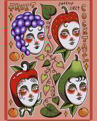 A4 Fruit Cocktail Print
