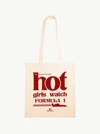 Hot girls watch F1 Totebag