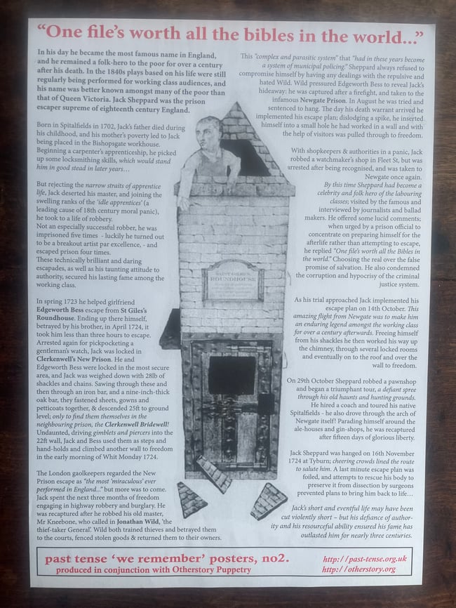 We Remember Jack Sheppard