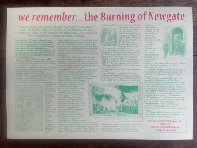 We Remember: The Burning of Newgate Prison