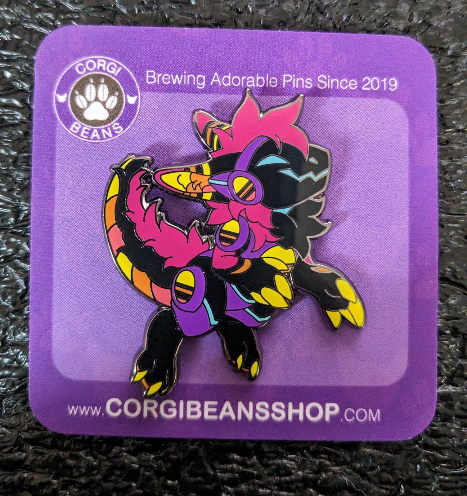 Fursona Pin Motor City Saber store (LE 50)