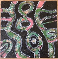 Image 1 of Pink Acrylic canvas cardboard