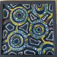 Image 2 of Yellow Acrylic on canvas cardboard