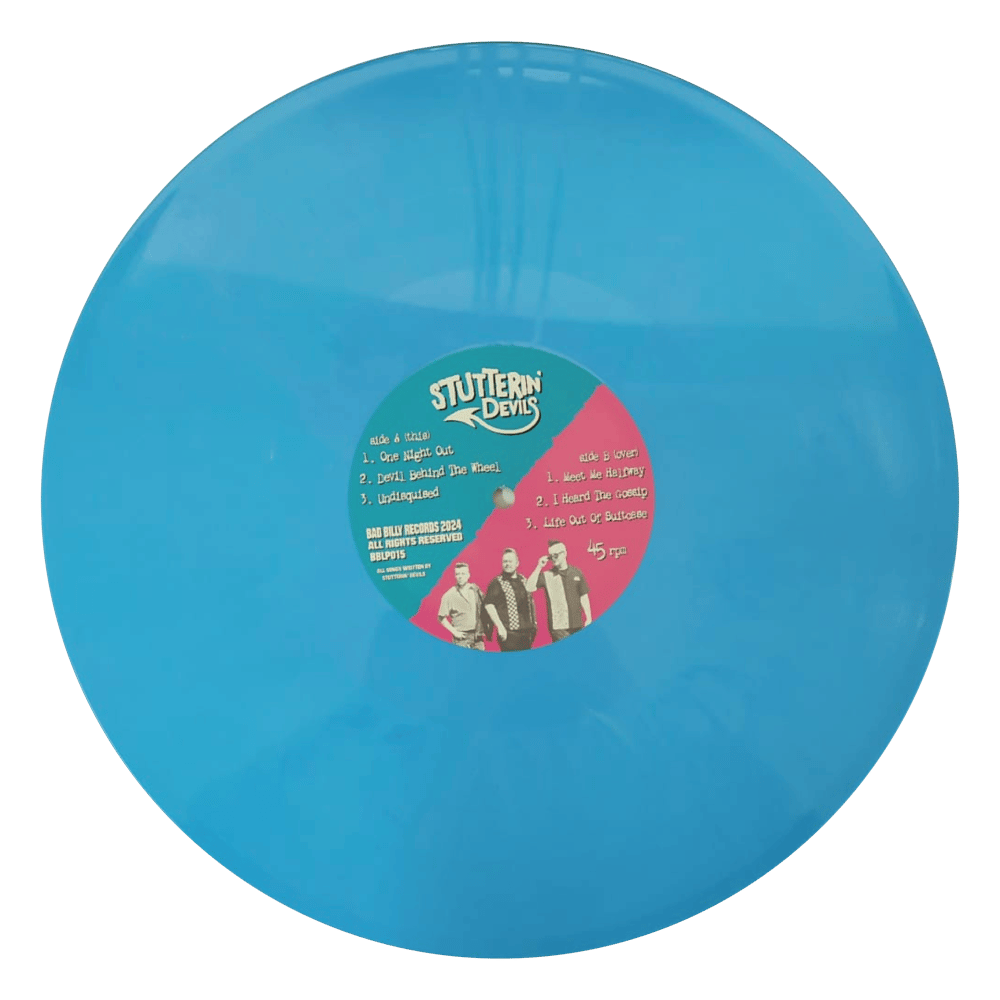 STUTTERIN' DEVILS - DEVIL BEHIND THE WHEEL (BLUE) LP *PREORDER