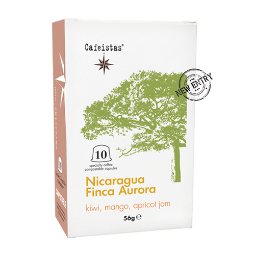 Image of finca aurora - nicaragua - 10 compostable nespresso®*compatible capsules
