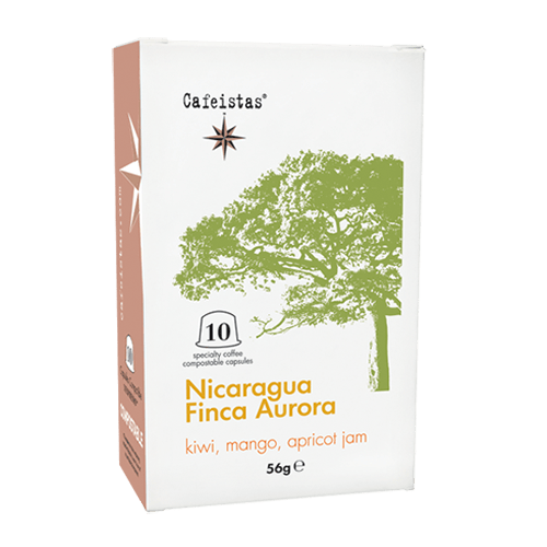 Image of finca aurora - nicaragua - 10 compostable nespresso®*compatible capsules