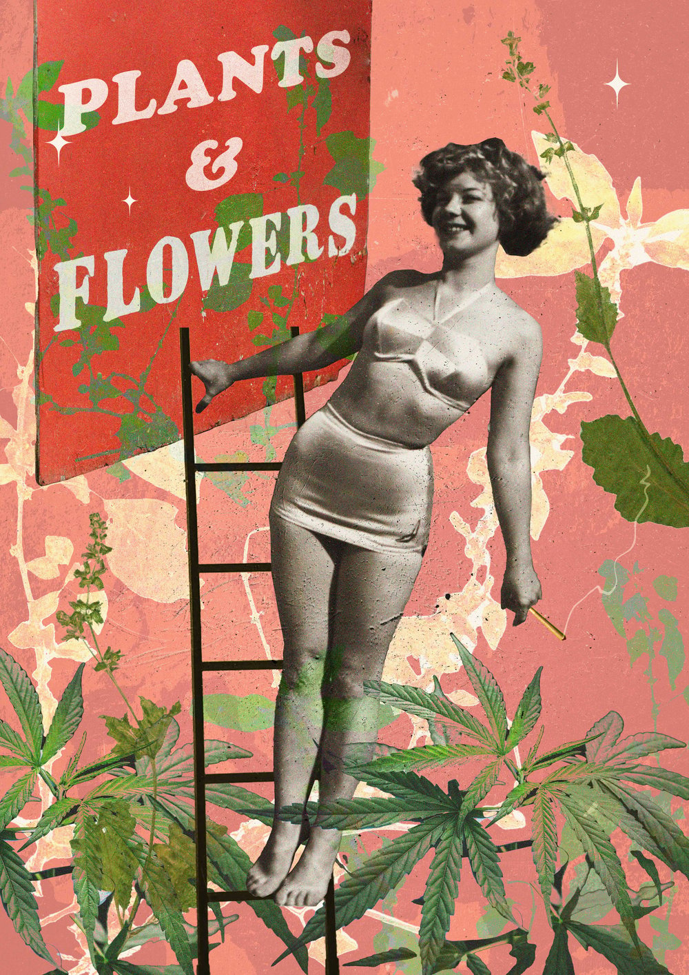 Image of Plants & Flowers Shop - A3 Print by Valentina Vinci