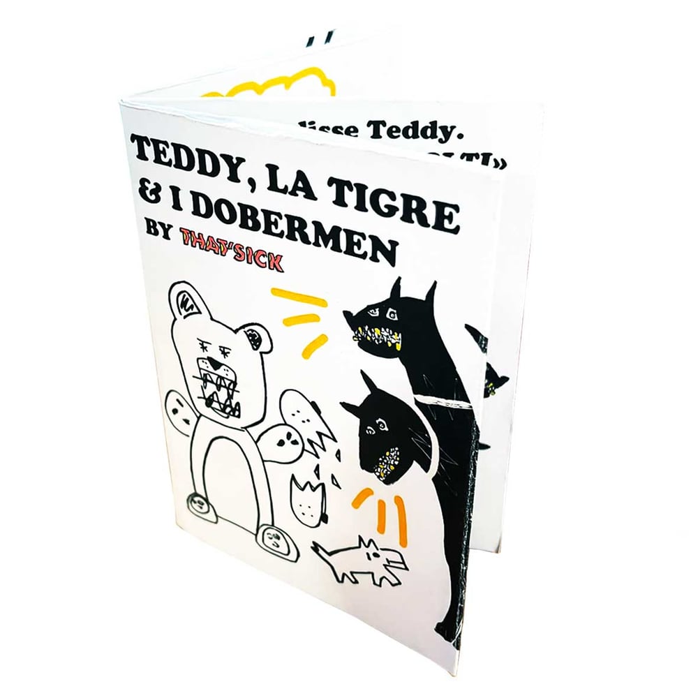 Image of Fanzine + t-shirt taglia M Teddy, La Tigre & i Dobermen