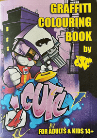 CUTE MK Ultras colouring book