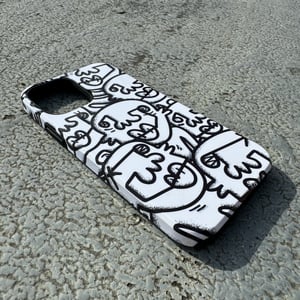 Image of Faces Shaded phone case
