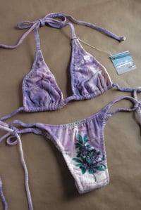 Image 1 of ♲ Blueberry Bikini Set - L/XS 