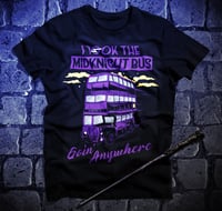 Image 1 of "Goin Anywhere" HP Knight bus TSHIRT