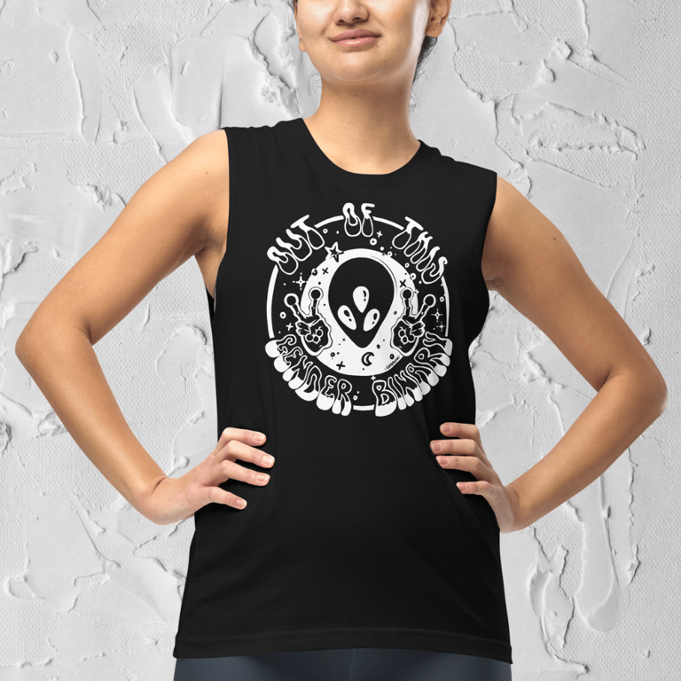 Out Of This Gender Binary Unisex Tank