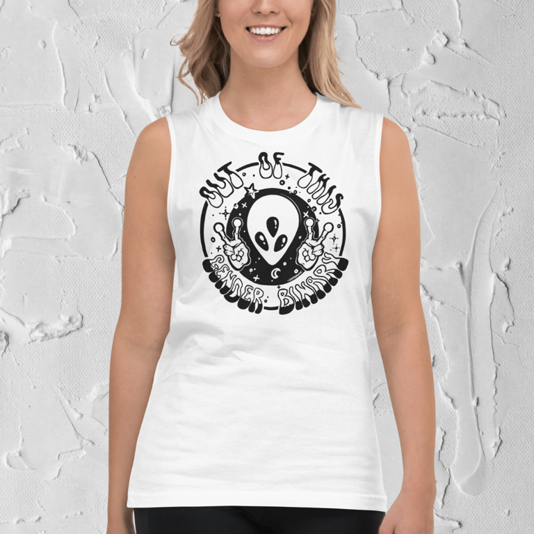 Out Of This Gender Binary Unisex Tank Image 2