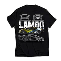 Image 1 of BLACK LAMBO T-SHIRT