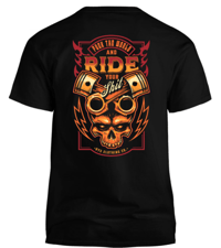 Image 2 of RYS Skull & Piston tee