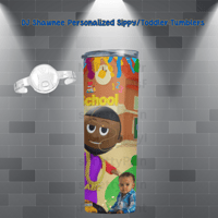 Image 3 of DJ Shawnee Personalized Sippy/Toddler Tumbler - School House Theme 