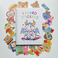 "I Hoard Stickers" Reusable Stickerbook