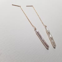 Image 1 of PEARL STICK earrings