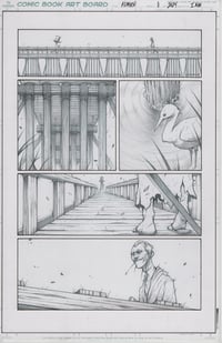 ORIGINAL ART/PAGE KOMUSO SIGNED