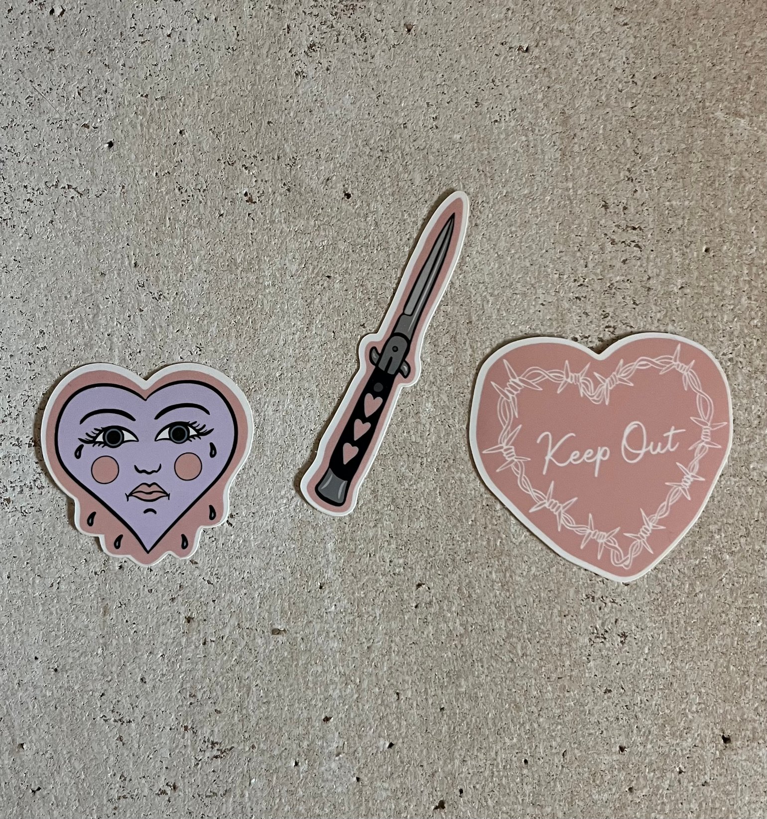 Image of Heart Breaker Sticker Set