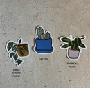 Image 2 of House Plant Sticker Set