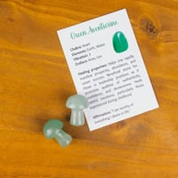 Image 5 of * NEW* Tiny Crystal Mushroom - Green Aventurine
