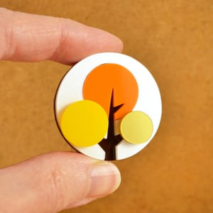 Image of Spring Summer Autumn Tree Brooches
