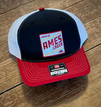 Image 1 of Ames Lager Snapback Trucker Patch Cap