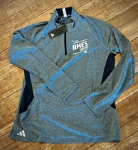 Image 1 of Ames Lager Ladies Carbon Grey Quarter-Zip Pullover