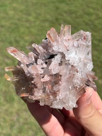 Image 3 of Red Quartz Points Cluster | Guangdong China #2942