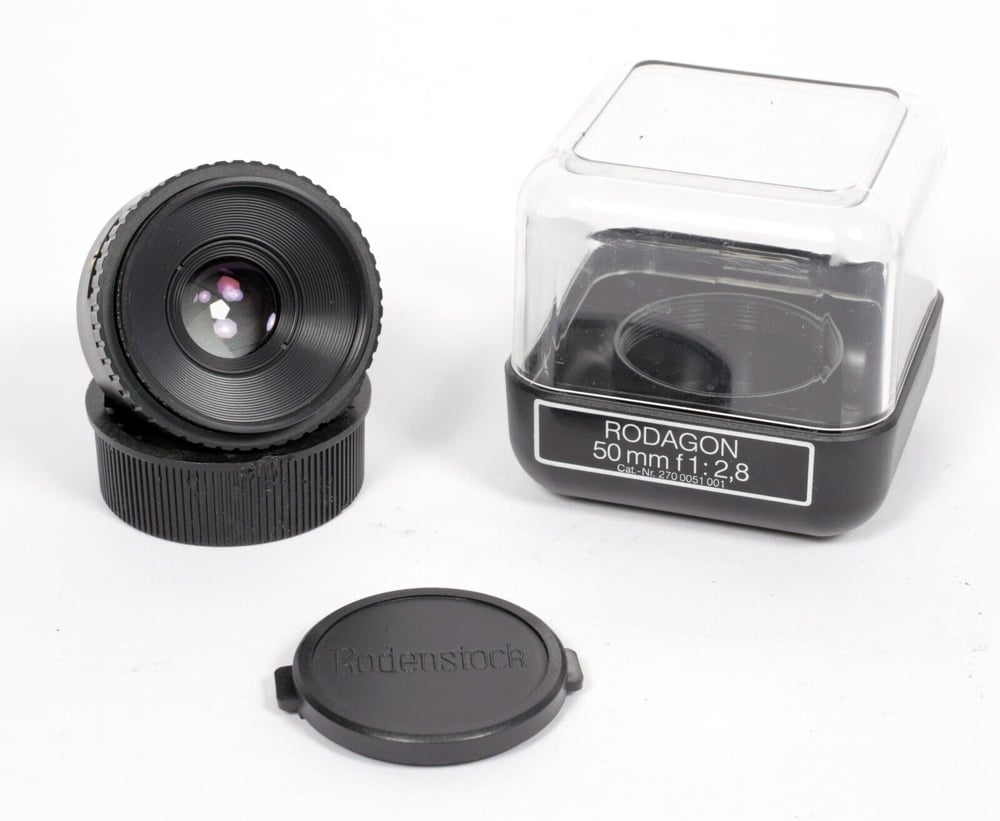 Image of Rodenstock Rodagon 50mm F2.8 Enlarger Lens for 35mm negatives #9434