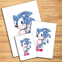 Steampunk Sonic Signed Print