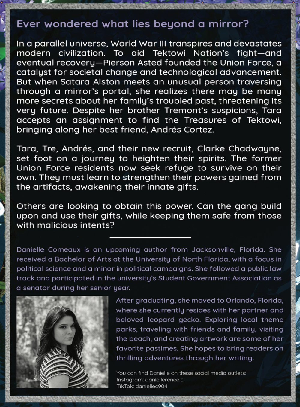 Image of Mirror’s Epoch by Danielle Comeaux - Signed Copy First Edition - Hard Cover w/ Dust Jacket