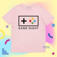 Image 6 of Game Night Unisex Organic Cotton T-shirt