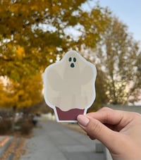 Image 1 of Ghost Cactus - Glossy & Waterproof Sticker