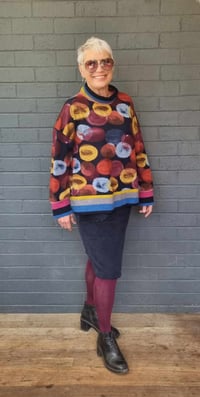 Image 1 of KylieJane oversized jumper- autumnal