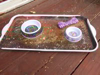Image 2 of Hand Painted Floor Tray