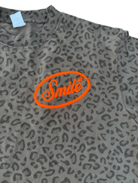 Image 4 of Leopard print Smile shirt 