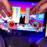 Image 3 of Taiko Buddies Linking Magnet Charm (Set)