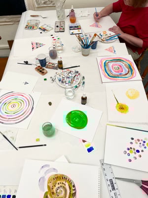 Image of Friday Watercolor Meditation ~ 10am - 11am