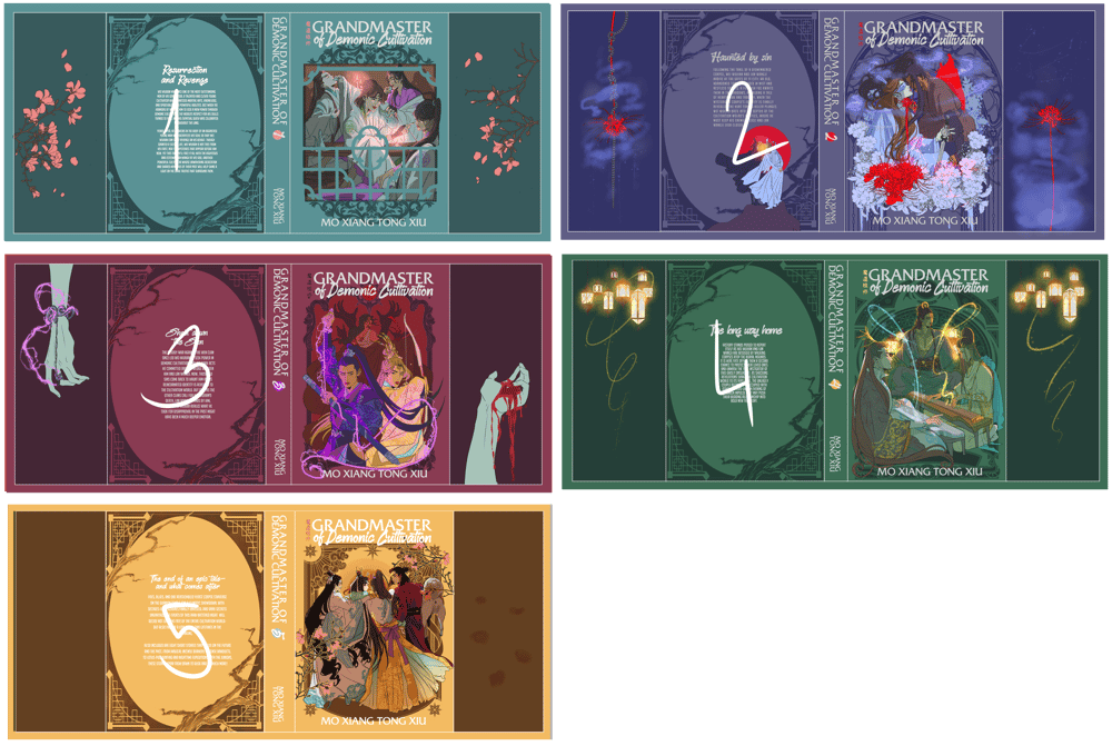 PRE-ORDER danmei alternate book covers