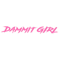 Image 1 of DAMMIT GIRL Windshield Decal