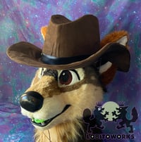 Image 1 of Custom Fursuit Cowboy Hat - Made to Order