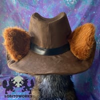 Image 2 of Custom Fursuit Cowboy Hat - Made to Order