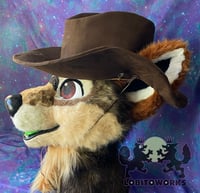 Image 3 of Custom Fursuit Cowboy Hat - Made to Order