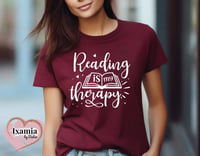READING 📖 IS THERAPY ADULT TEE