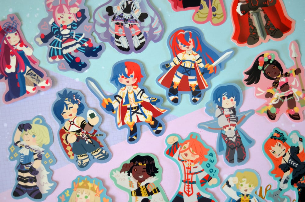 Image of FE Engage Charms / Stickers